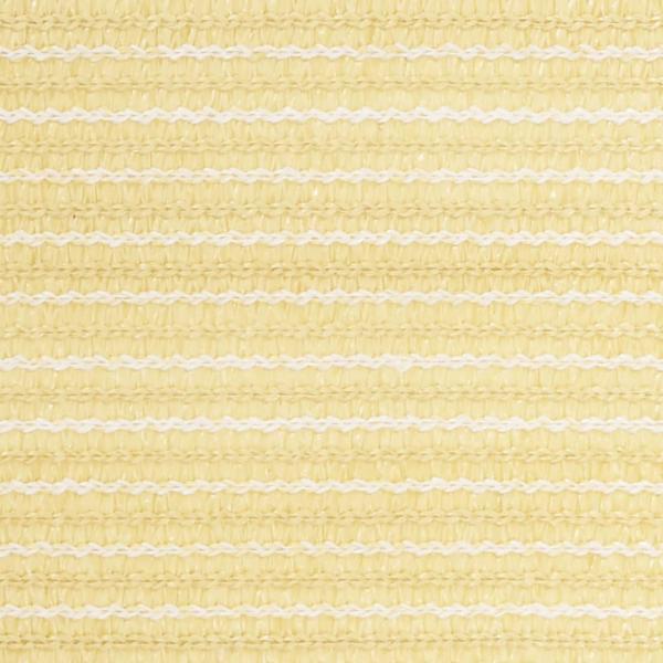 Balkon-Sichtschutz Beige 120x500 cm HDPE