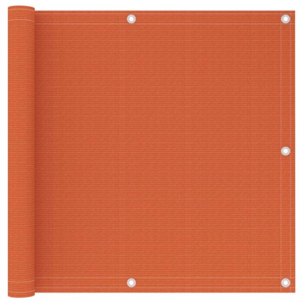 ARDEBO.de - Balkon-Sichtschutz Orange 90x400 cm HDPE 