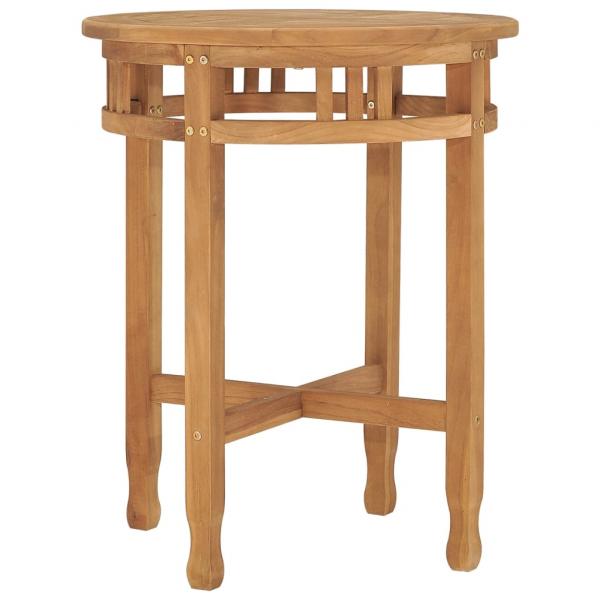 ARDEBO.de - Bistrotisch Ø60x60 cm Teak Massivholz  
