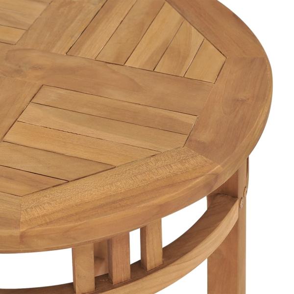 Bistrotisch Ø60x60 cm Teak Massivholz  