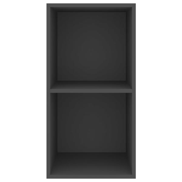 TV-Wandschrank Grau 37x37x72 cm Holzwerkstoff