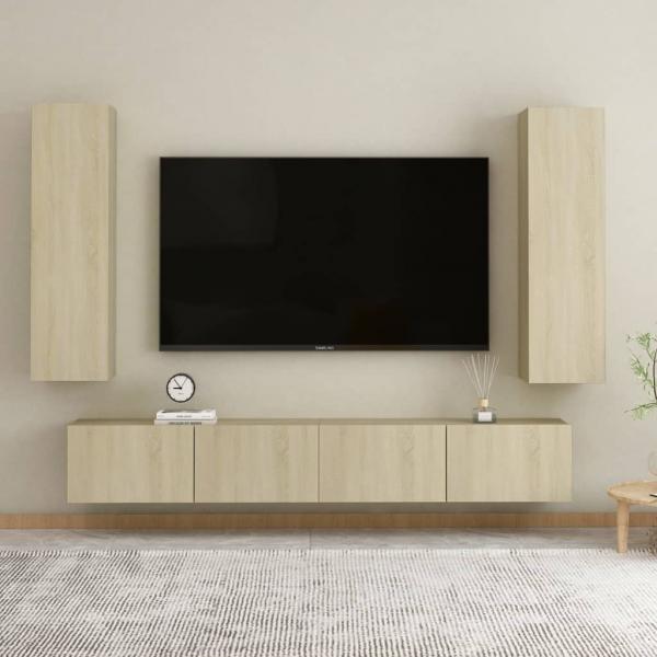 TV-Schrank Sonoma-Eiche 30,5x30x110 cm Holzwerkstoff