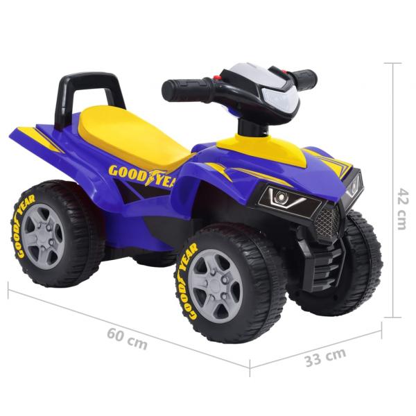 Aufsitz-Quad für Kinder Good Year Blau