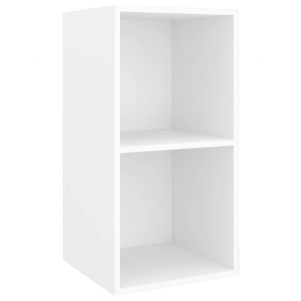 4-tlg. TV-Schrank-Set Weiß Holzwerkstoff