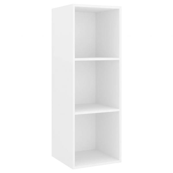 4-tlg. TV-Schrank-Set Weiß Holzwerkstoff