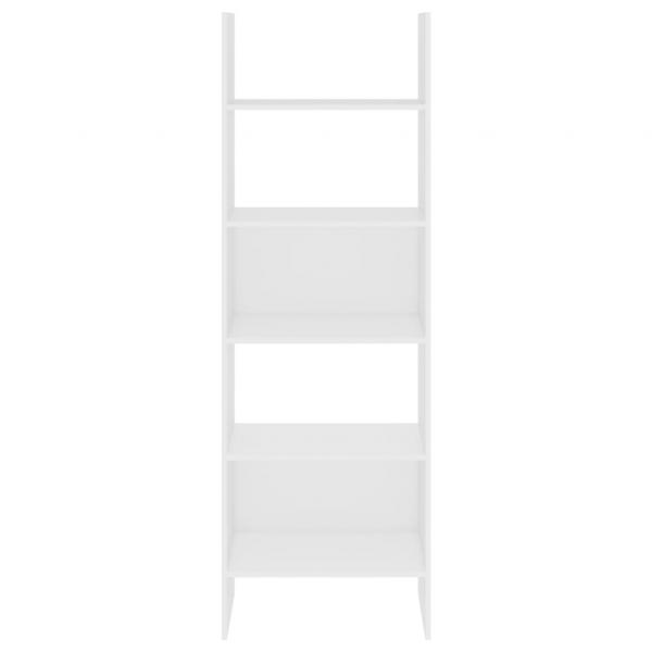 Bücherregal Weiß 60x35x180 cm Holzwerkstoff