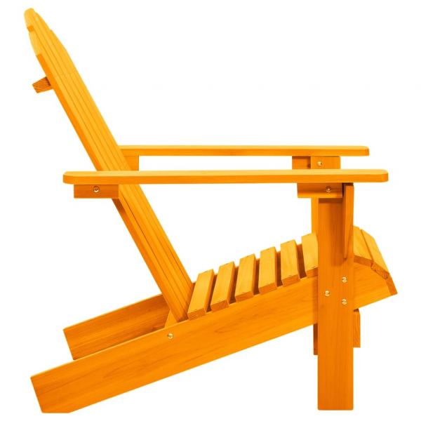 Adirondack-Gartenstuhl Massivholz Tanne Orange