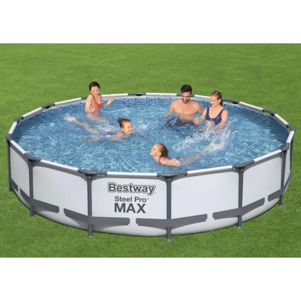 ARDEBO.de - Bestway Steel Pro MAX Swimmingpool-Set 427x84 cm