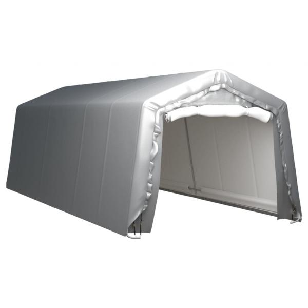 ARDEBO.de - Lagerzelt 300x750 cm Stahl Grau  