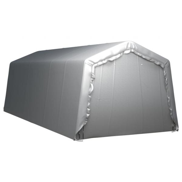 Lagerzelt 300x750 cm Stahl Grau  