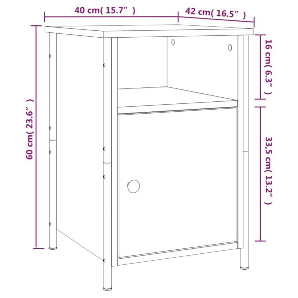 Nachttisch Sonoma-Eiche 40x42x60 cm Holzwerkstoff