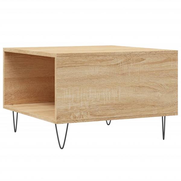 Couchtisch Sonoma-Eiche 55x55x36,5 cm Holzwerkstoff