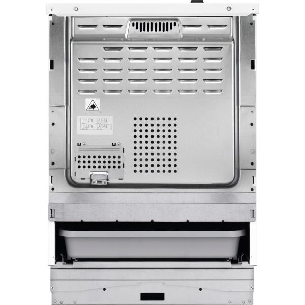 AEG CCB6441ABW EEK A Standherd mit Glaskeramikkochfeld, 60 cm breit, 73 L, Geschirrwagen, Dörren-Funktion, Feuchte Umluft, weiß (940002957)