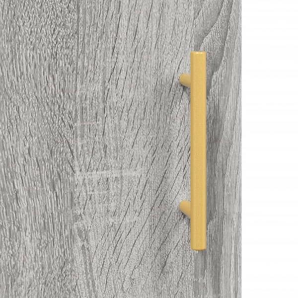Schreibtisch Grau Sonoma 140x50x75 cm Holzwerkstoff
