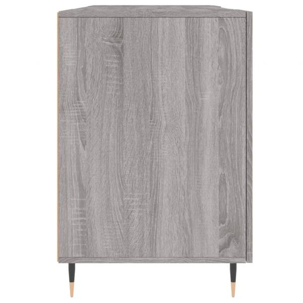 Schreibtisch Grau Sonoma 140x50x75 cm Holzwerkstoff