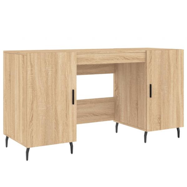 Schreibtisch Sonoma-Eiche 140x50x75 cm Holzwerkstoff