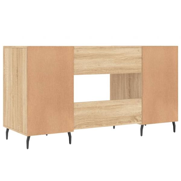 Schreibtisch Sonoma-Eiche 140x50x75 cm Holzwerkstoff