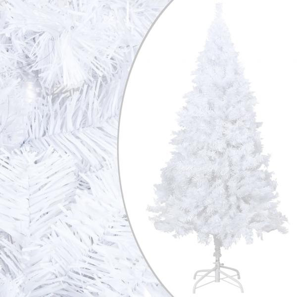 ARDEBO.de - Künstlicher Weihnachtsbaum mit Dicken Zweigen Weiß 120 cm PVC
