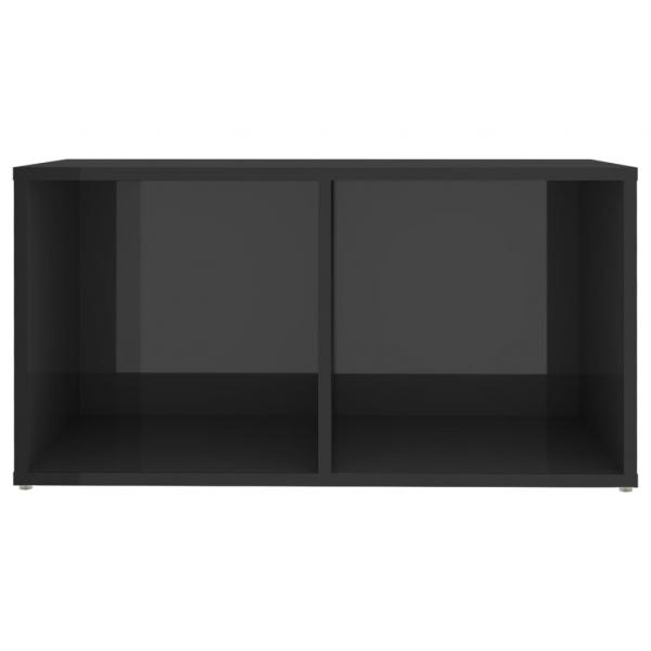 TV-Schränke 4 Stk. Hochglanz-Grau 72x35x36,5 cm Holzwerkstoff
