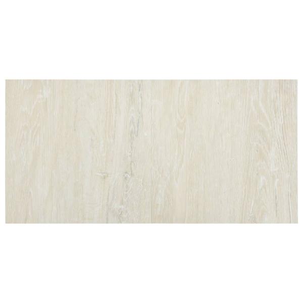 PVC-Fliesen Selbstklebend 20 Stk. 1,86 m² Creme