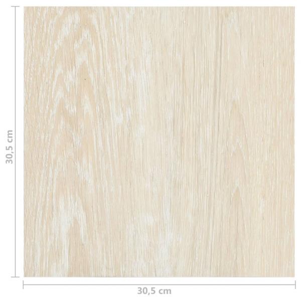 PVC-Fliesen Selbstklebend 20 Stk. 1,86 m² Beige