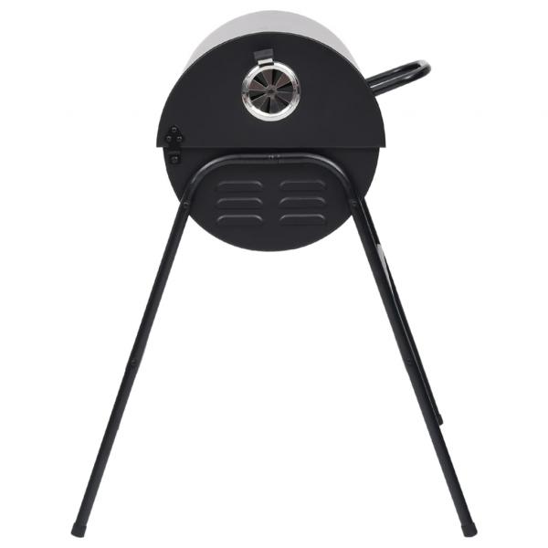 Grill mit 2 Grillrosten Schwarz 80x95x90 cm Stahl 