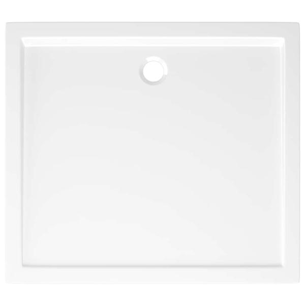 Duschtasse ABS Rechteckig Weiß 80x90 cm