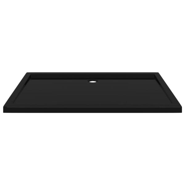 Duschtasse ABS Rechteckig Schwarz 70x120 cm