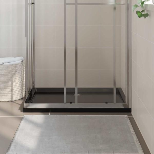 Duschtasse ABS Rechteckig Schwarz 70x100 cm