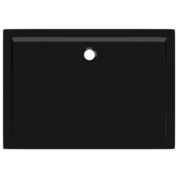 Duschtasse ABS Rechteckig Schwarz 70x100 cm