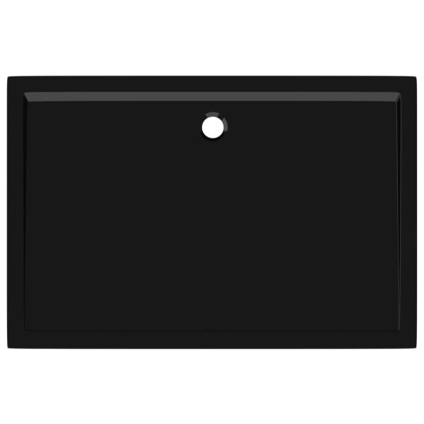 Duschtasse ABS Rechteckig Schwarz 80x120 cm