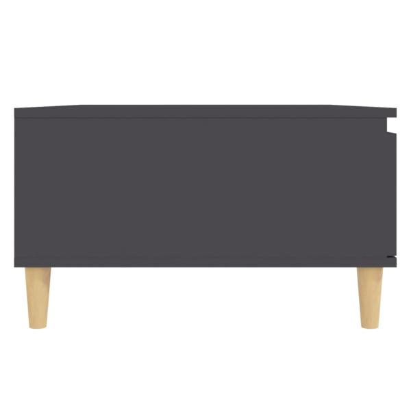 ARDEBO.de - Couchtisch Grau 90x60x35 cm Holzwerkstoff