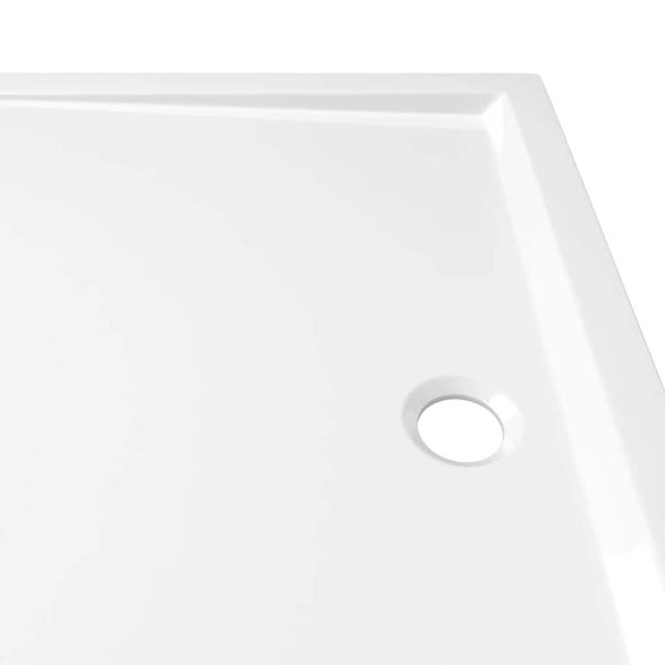 Duschtasse ABS Rechteckig Weiß 80x110 cm