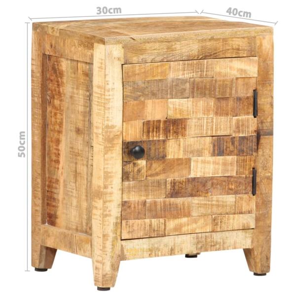 ARDEBO.de - Nachttisch 40x30x50 cm Massivholz Mango