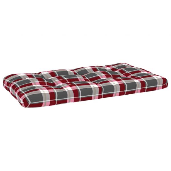 2-Sitzer-Palettensofa mit Kissen Grau Imprägniertes Kiefernholz
