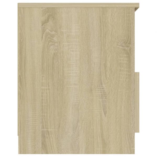 Nachttische 2 Stk. Sonoma-Eiche 40x40x50 cm Holzwerkstoff