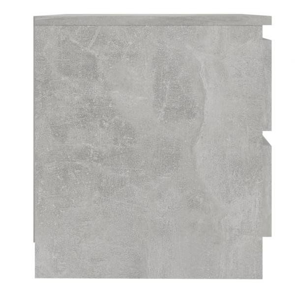 Nachttisch Betongrau 50x39x43,5 cm Holzwerkstoff