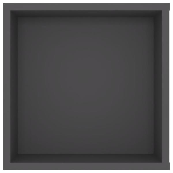 TV-Wandschrank Grau 102x35x35 cm Holzwerkstoff