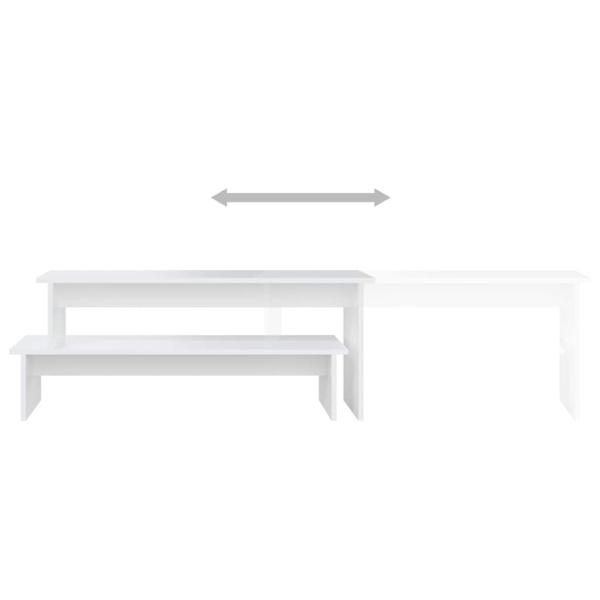 TV-Schrank Weiß 180x30x43 cm Holzwerkstoff