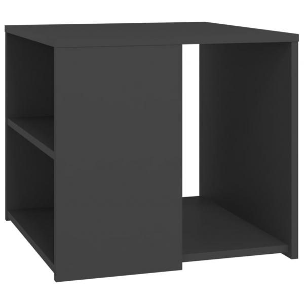 ARDEBO.de - Beistelltisch Grau 50x50x45 cm Holzwerkstoff