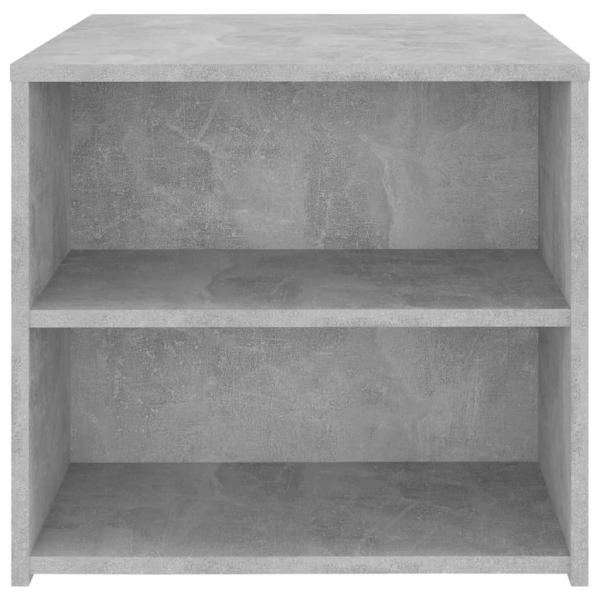 Beistelltisch Betongrau 50x50x45 cm Holzwerkstoff