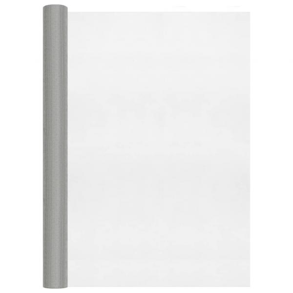Fliegengitter Edelstahl 112x500 cm Silbern