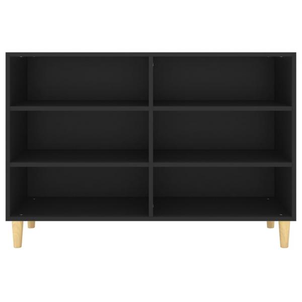 Sideboard Schwarz 103,5x35x70 cm Holzwerkstoff
