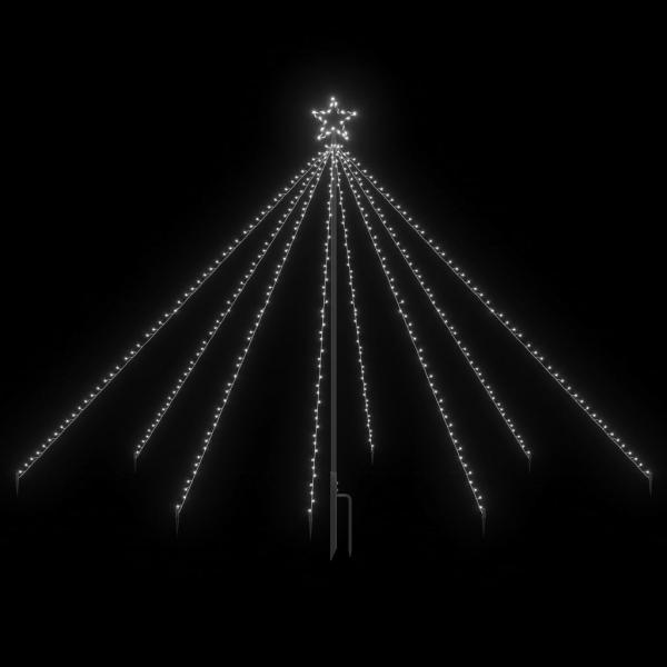 ARDEBO.de - Weihnachtsbaum-Lichterketten Indoor Outdoor 400 LEDs 2,5 m