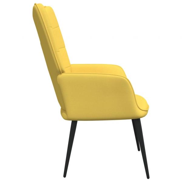 Relaxsessel Senfgelb Stoff 