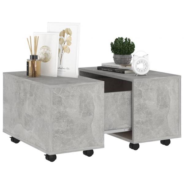Couchtisch Betongrau 60x60x38 cm Holzwerkstoff