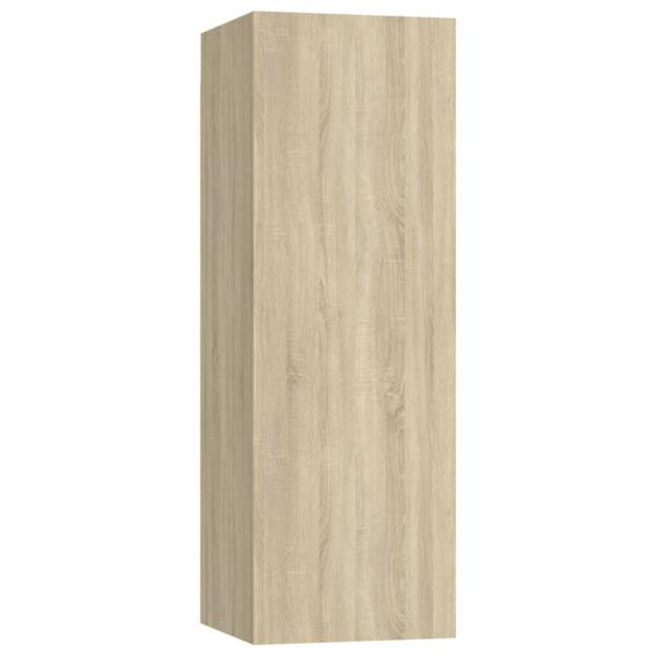 10-tlg. TV-Schrank-Set Sonoma-Eiche Holzwerkstoff