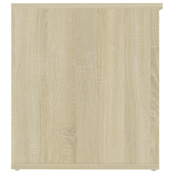 Aufbewahrungstruhe Sonoma-Eiche 84x42x46 cm Holzwerkstoff