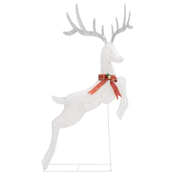 LED-Rentier Fliegend Weihnachtsdeko 120 LEDs Weiß Kaltweiß
