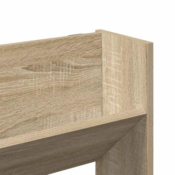 Wand-Schuhschrank Sonoma-Eiche 80x18x90 cm Holzwerkstoff
